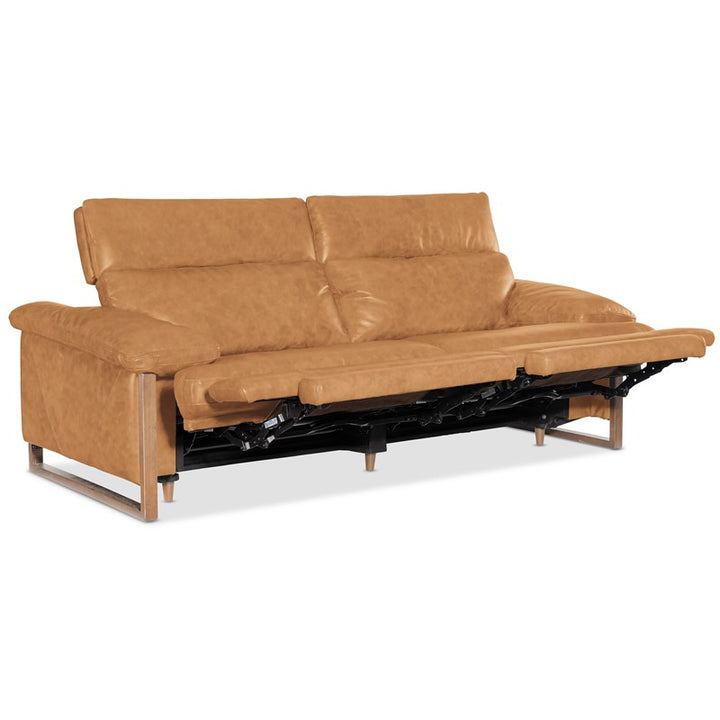 Jericho - Power Sofa With Power Headrest - Light Brown