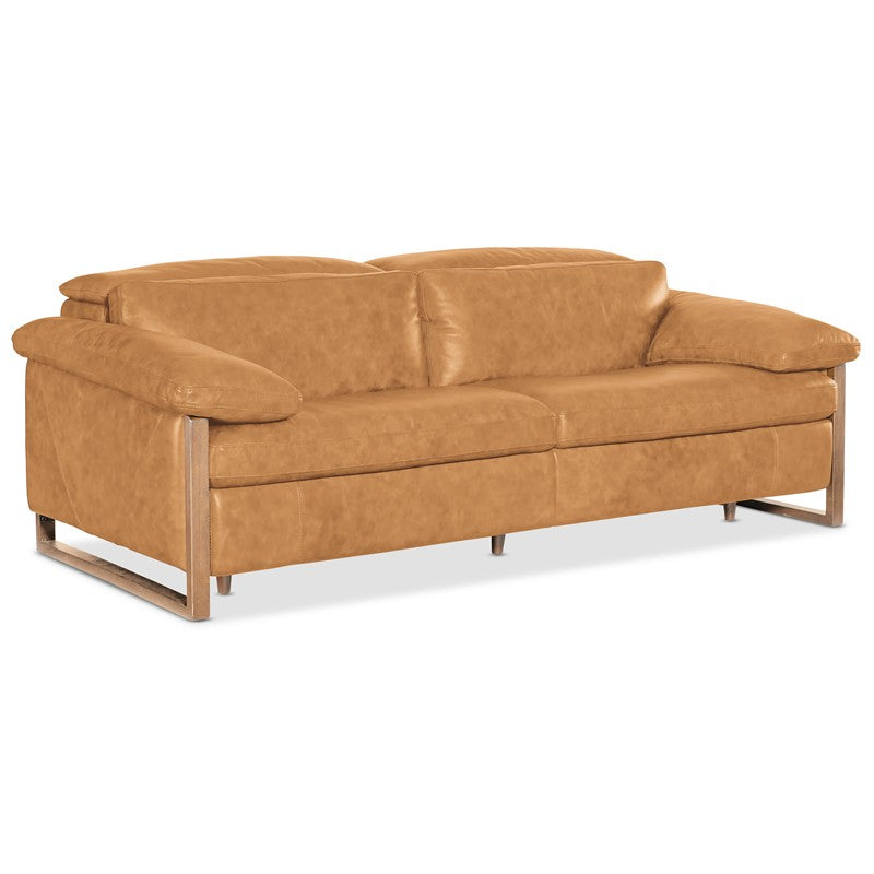 Jericho - Power Sofa With Power Headrest - Light Brown
