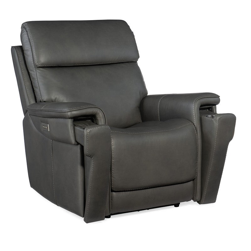 MS - Lyra Zero Gravity Power Recliner With Power Headrest - Dark Gray