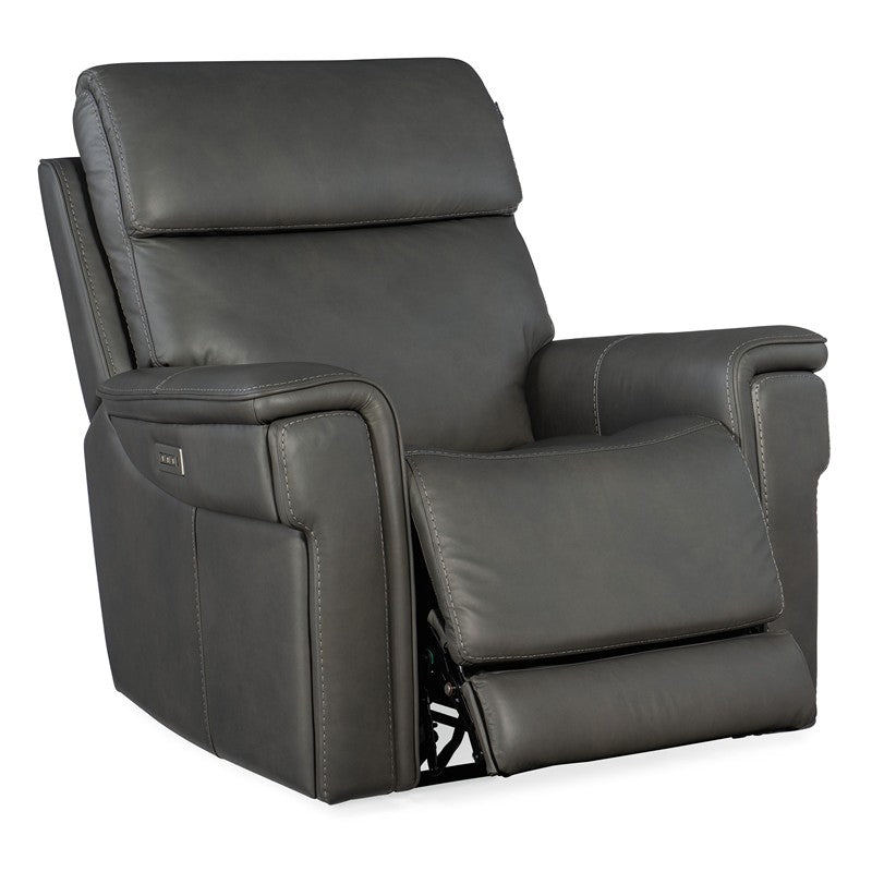 MS - Lyra Zero Gravity Power Recliner With Power Headrest - Dark Gray