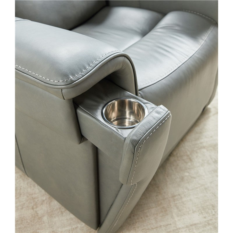 MS - Lyra Zero Gravity Power Recliner With Power Headrest - Dark Gray