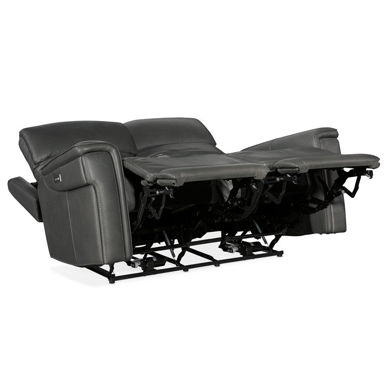 MS - Lyra Zero Gravity Power Loveseat - Dark Gray