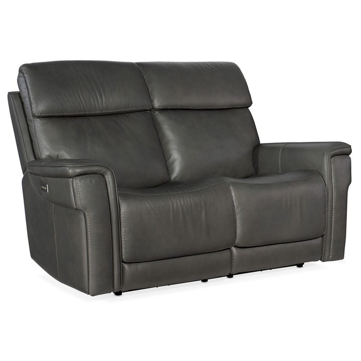MS - Lyra Zero Gravity Power Loveseat - Dark Gray
