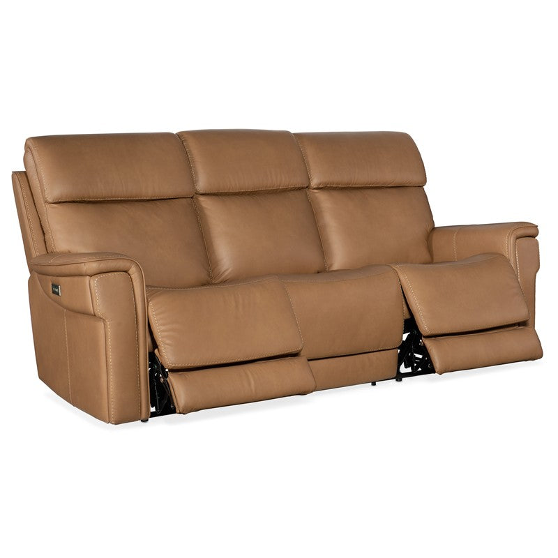 MS - Lyra Zero Gravity Power Sofa With Power Headrest - Light Brown