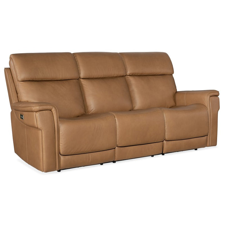 MS - Lyra Zero Gravity Power Sofa With Power Headrest - Light Brown