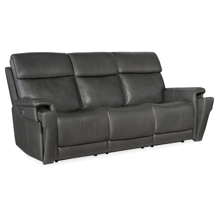 MS - Lyra Zero Gravity Power Sofa With Power Headrest - Dark Gray