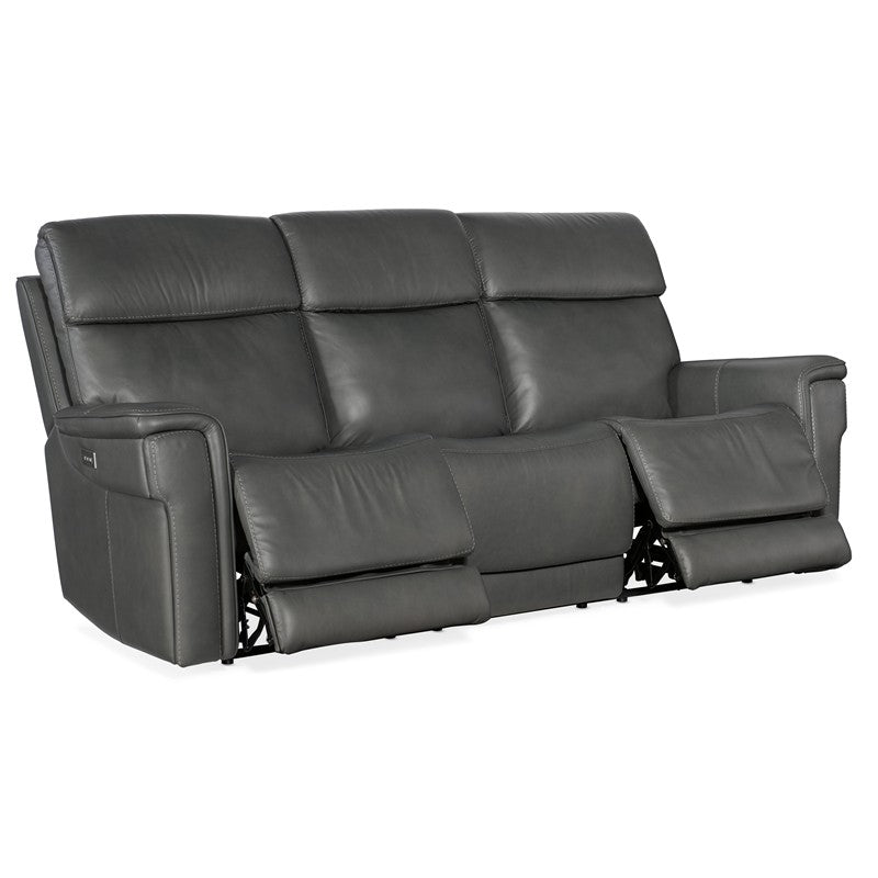 MS - Lyra Zero Gravity Power Sofa With Power Headrest - Dark Gray
