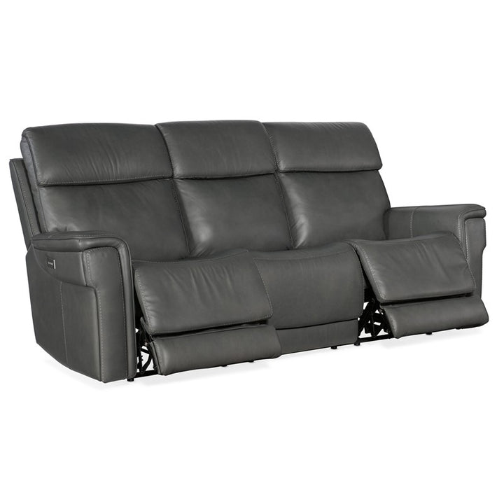 MS - Lyra Zero Gravity Power Sofa With Power Headrest - Dark Gray