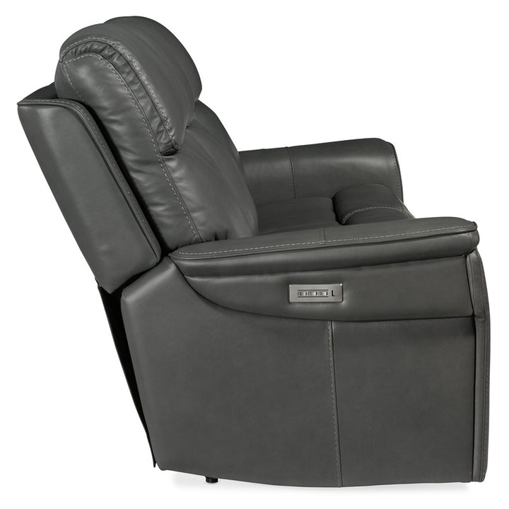 MS - Lyra Zero Gravity Power Sofa With Power Headrest - Dark Gray