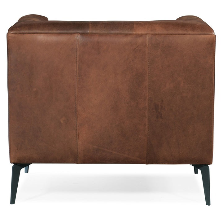 SS - Nicolla Leather Stationary Chair
