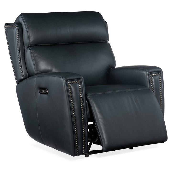 MS - Ruthe Zero Gravity Power Recliner With Power Headrest - Blue