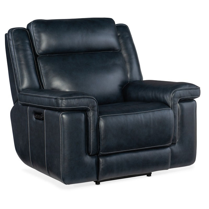 MS - Montel Lay Flat Power Recliner With Power Headrest & Lumbar