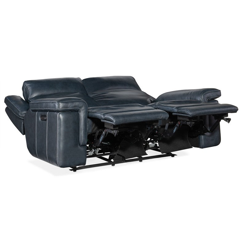 MS - Montel Lay Flat Power Loveseat With Power Headrest & Lumbar