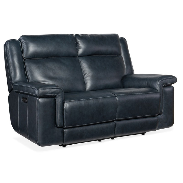 MS - Montel Lay Flat Power Loveseat With Power Headrest & Lumbar