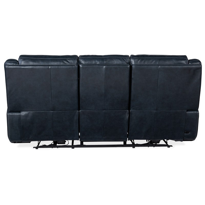MS - Montel Lay Flat Power Sofa With Power Headrest & Lumbar