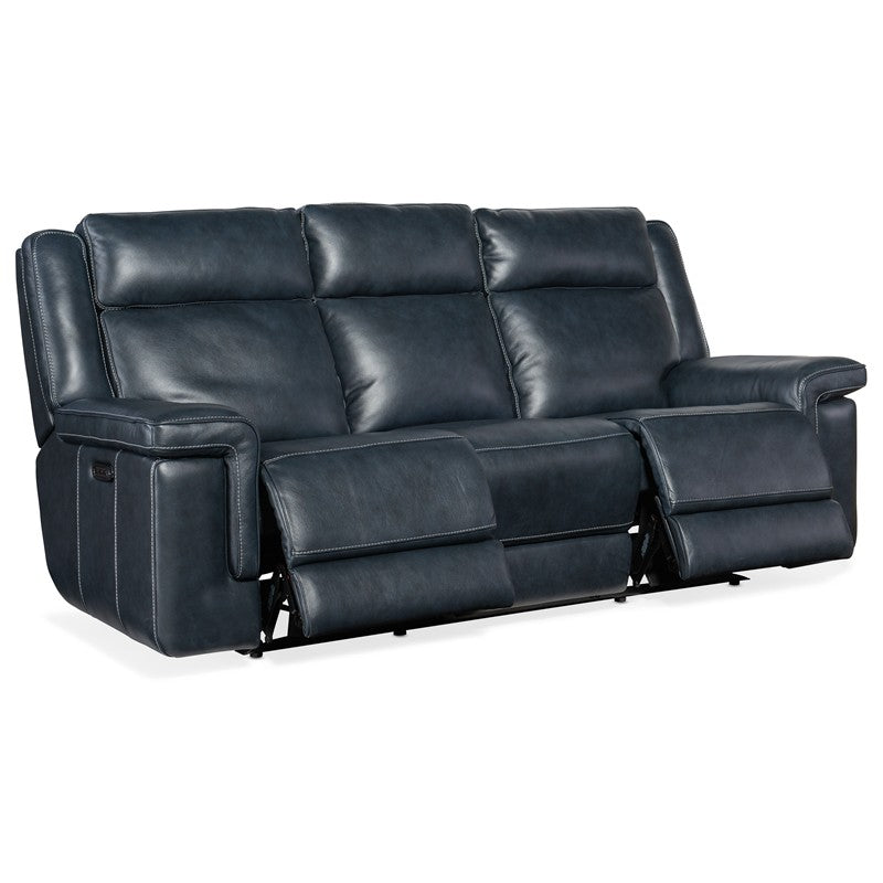 MS - Montel Lay Flat Power Sofa With Power Headrest & Lumbar