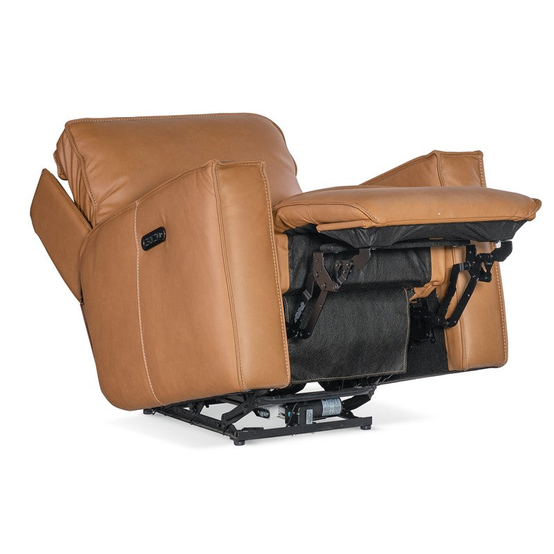 MS - Miles Zero Gravity Power Recliner With Power Headrest - Light Brown