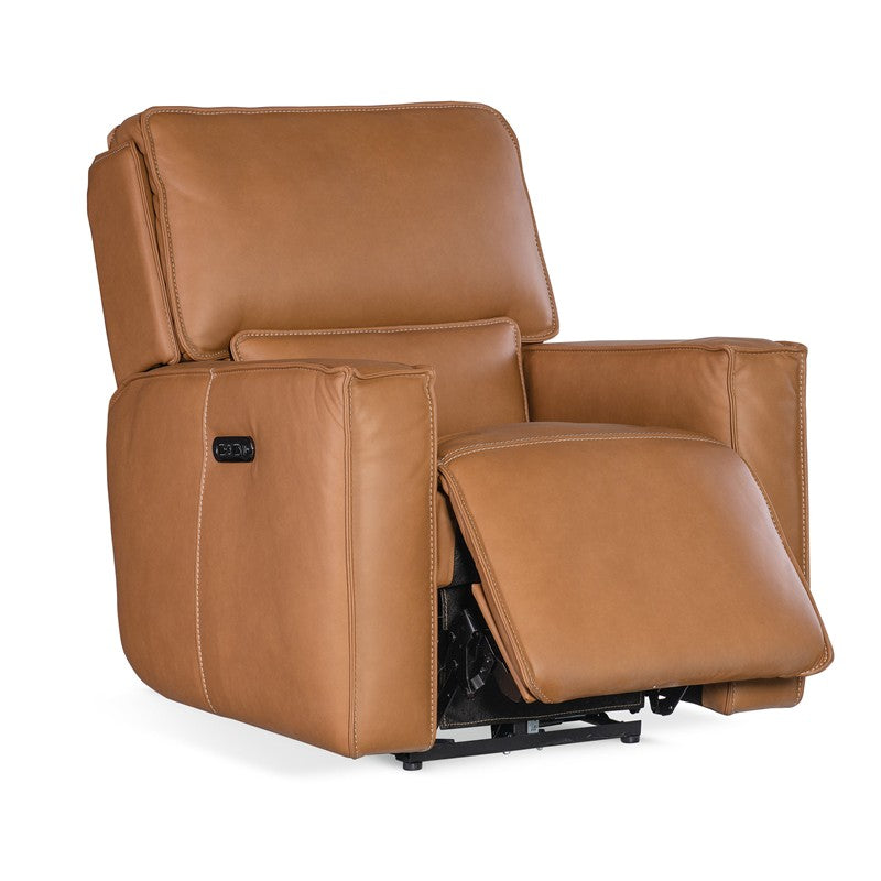 MS - Miles Zero Gravity Power Recliner With Power Headrest - Light Brown
