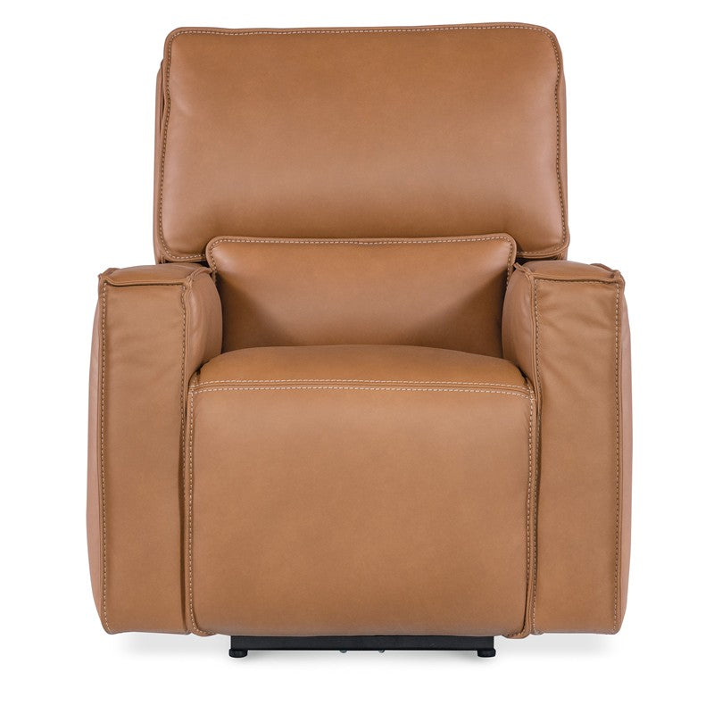 MS - Miles Zero Gravity Power Recliner With Power Headrest - Light Brown