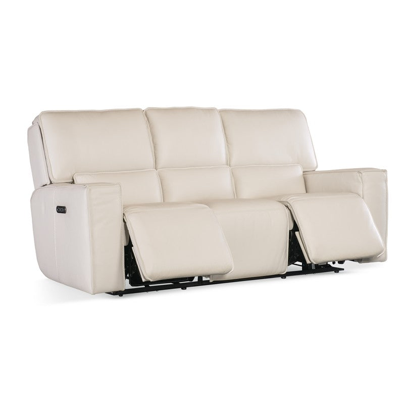 MS - Miles Zero Gravity Power Sofa With Power Headrest - White