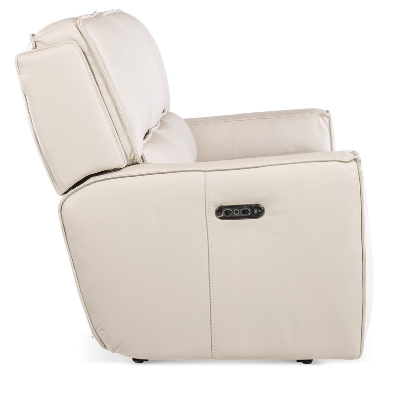 MS - Miles Zero Gravity Power Sofa With Power Headrest - White