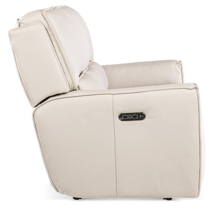 MS - Miles Zero Gravity Power Sofa With Power Headrest - White