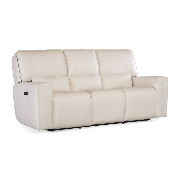 MS - Miles Zero Gravity Power Sofa With Power Headrest - White