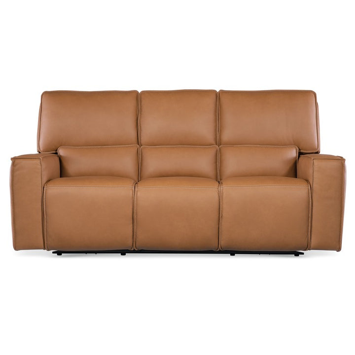 MS - Miles Zero Gravity Power Sofa With Power Headrest - Light Brown