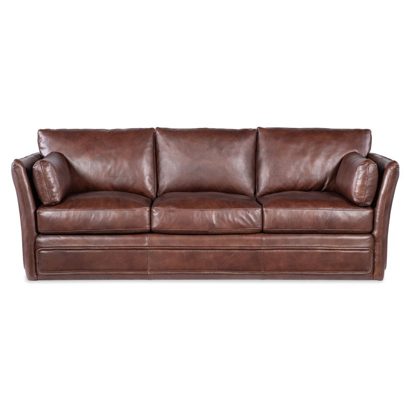 SS - Woodstock 3-Seat Sofa - Brown
