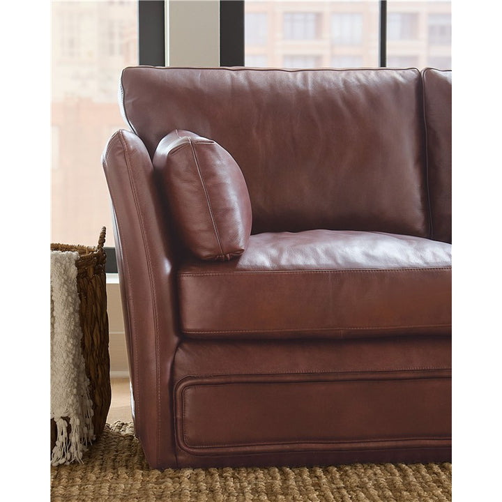 SS - Woodstock 3-Seat Sofa - Brown
