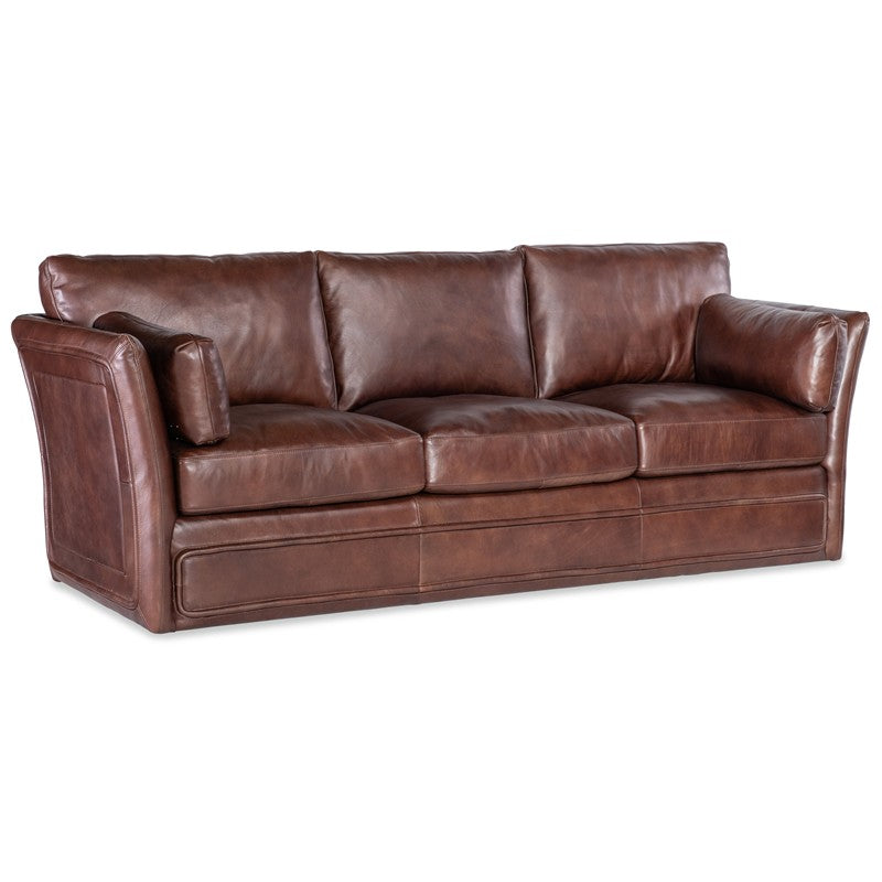 SS - Woodstock 3-Seat Sofa - Brown