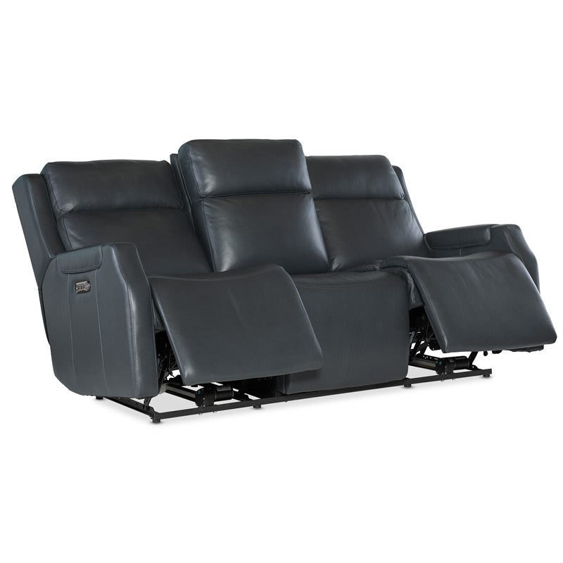 MS - Nelson Zero Gravity Power Sofa With Power Headrest And Lumbar - Black