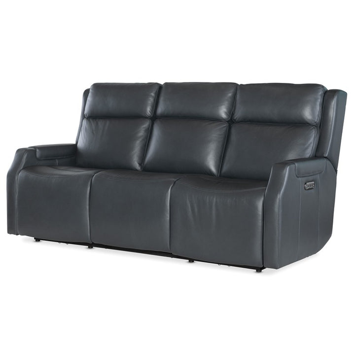 MS - Nelson Zero Gravity Power Sofa With Power Headrest And Lumbar - Black