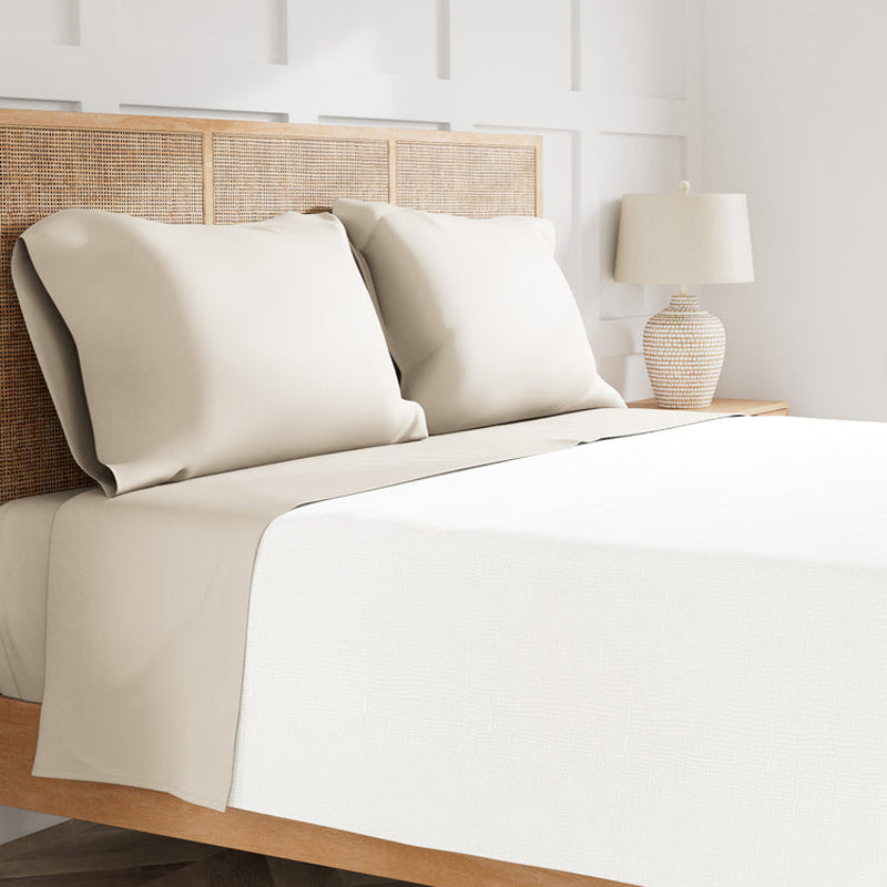 Ready To Bed 2.0 Pumice Twin Sheet Set