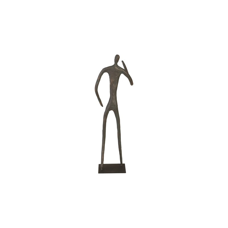 Abstract Figure on Metal Base