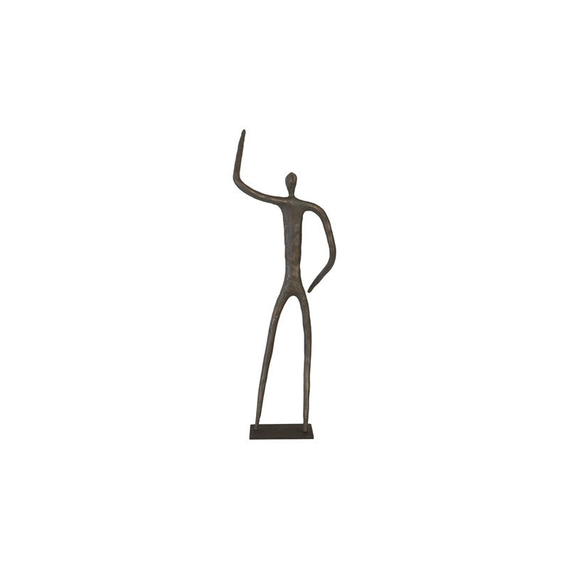 Abstract Figure on Metal Base