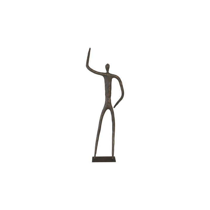 Abstract Figure on Metal Base