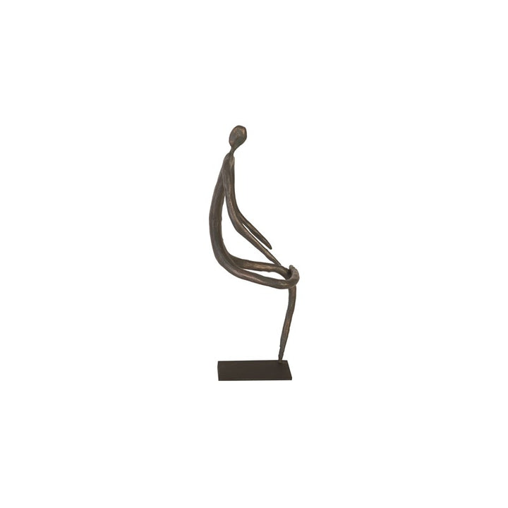 Abstract Figure on Metal Base