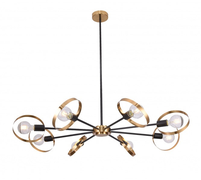 TR74C43BR Eight Light Chandelier