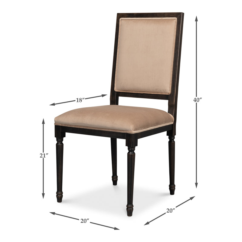 Square Back Side Chair