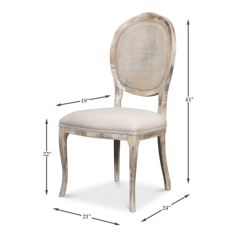 Oval Cane Back S/Chair