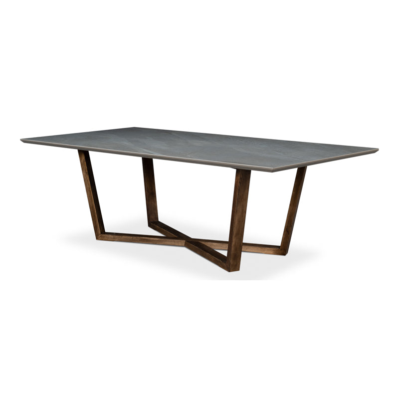 Double Pedestal Dining Table