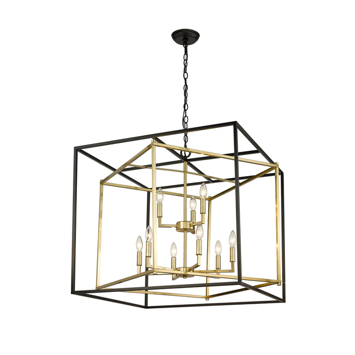 YS218C28BG Nine Light Chandelier