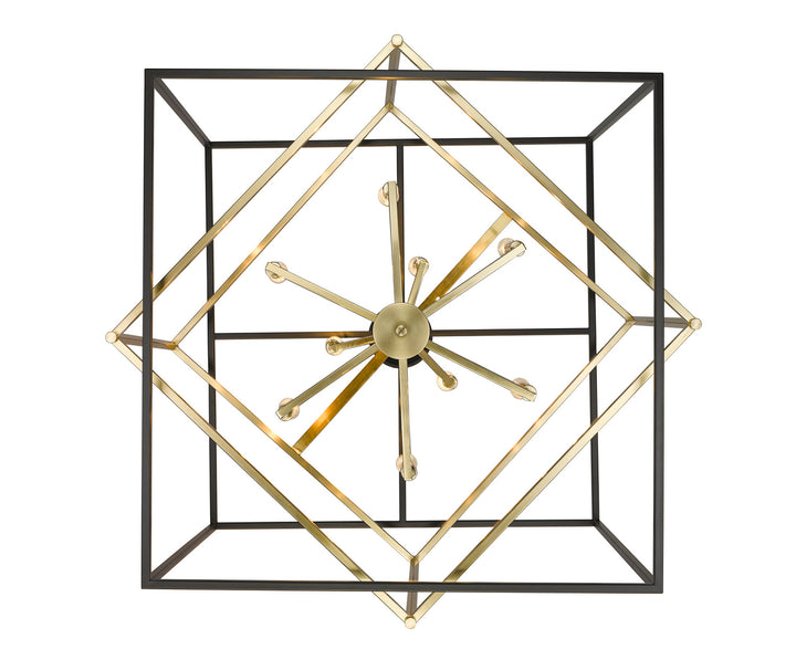 YS218C28BG Nine Light Chandelier
