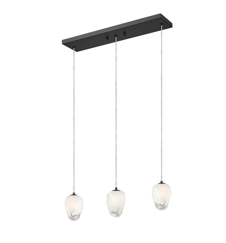 YS97C20BLK Three Light Island Pendant