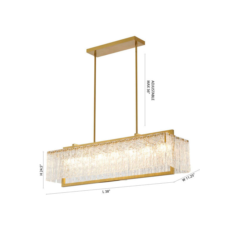 ZP135C38BR Seven Light Chandelier
