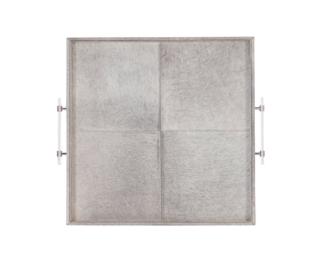 Sterling Large Hair-On-Hide Tray