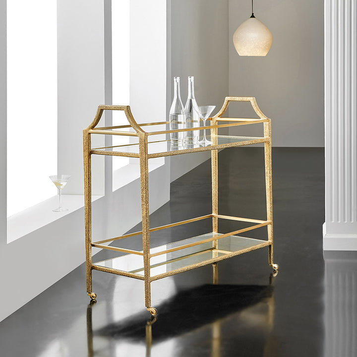 Shagreen Bar Cart